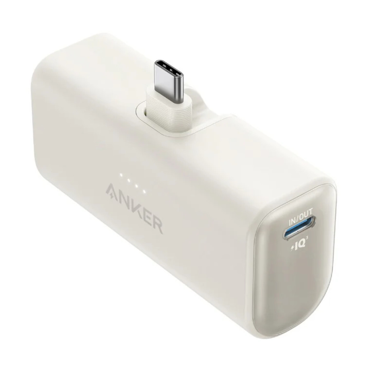 Foto 2 pulgar | Power Bank Nano USB-C Plegable Anker 5000 mAh 22.5W Blanco