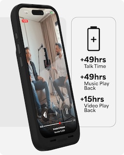 Foto 4 | Funda De Batería Mophie Juice Pack Para Iphone 16 Pro +50% Negra - Venta Internacional.