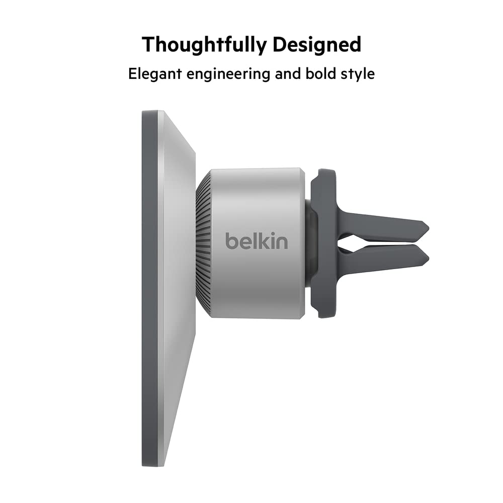 Foto 6 pulgar | Soporte Para Teléfono De Coche Belkin Magsafe Vent Mount Pro Gray Iphone 15 - Venta Internacional.