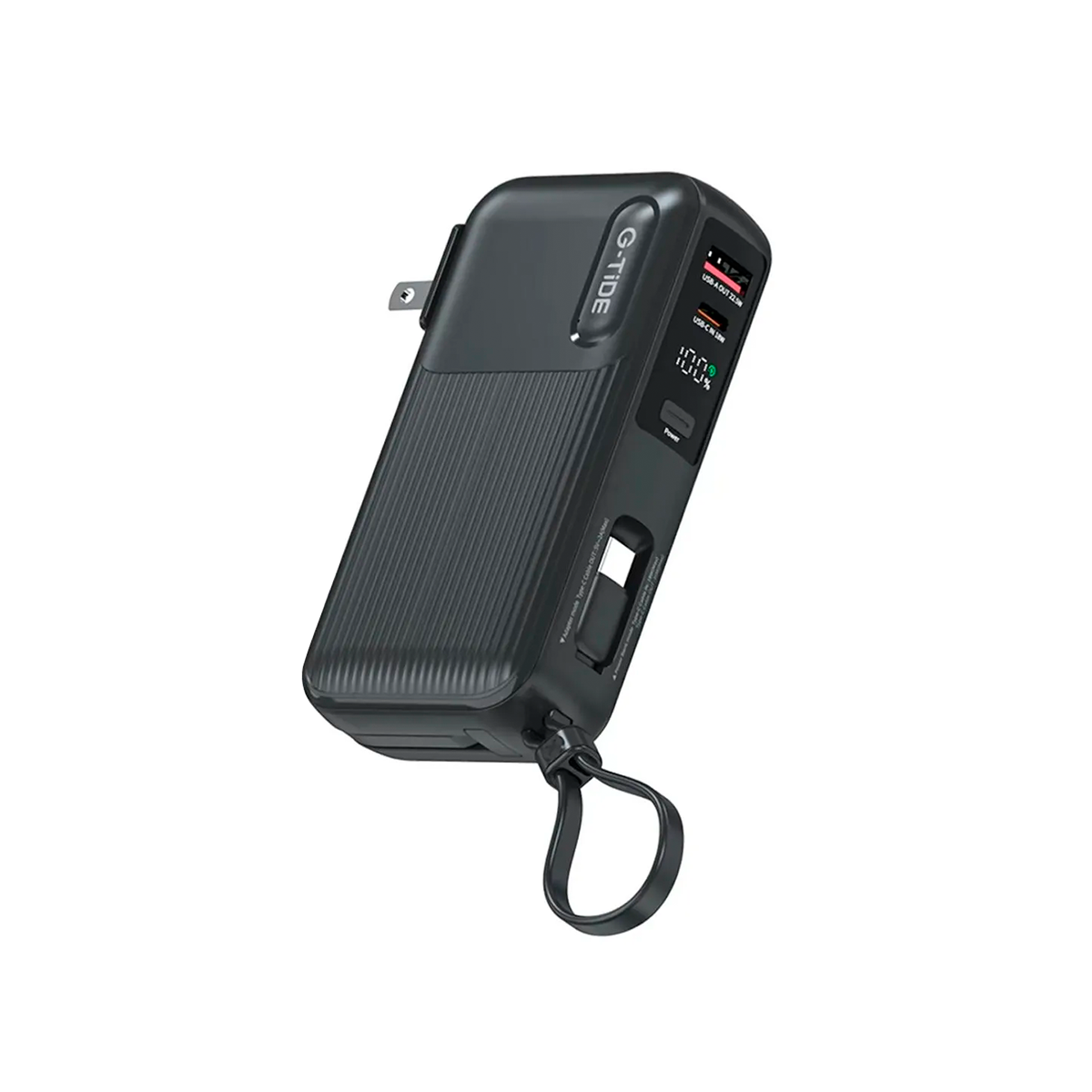 Foto 1 | Bateria Portatil Powerbank Traveler 1 Ideal Para Viajes Carga Rápida Con 3 Cables Integrados