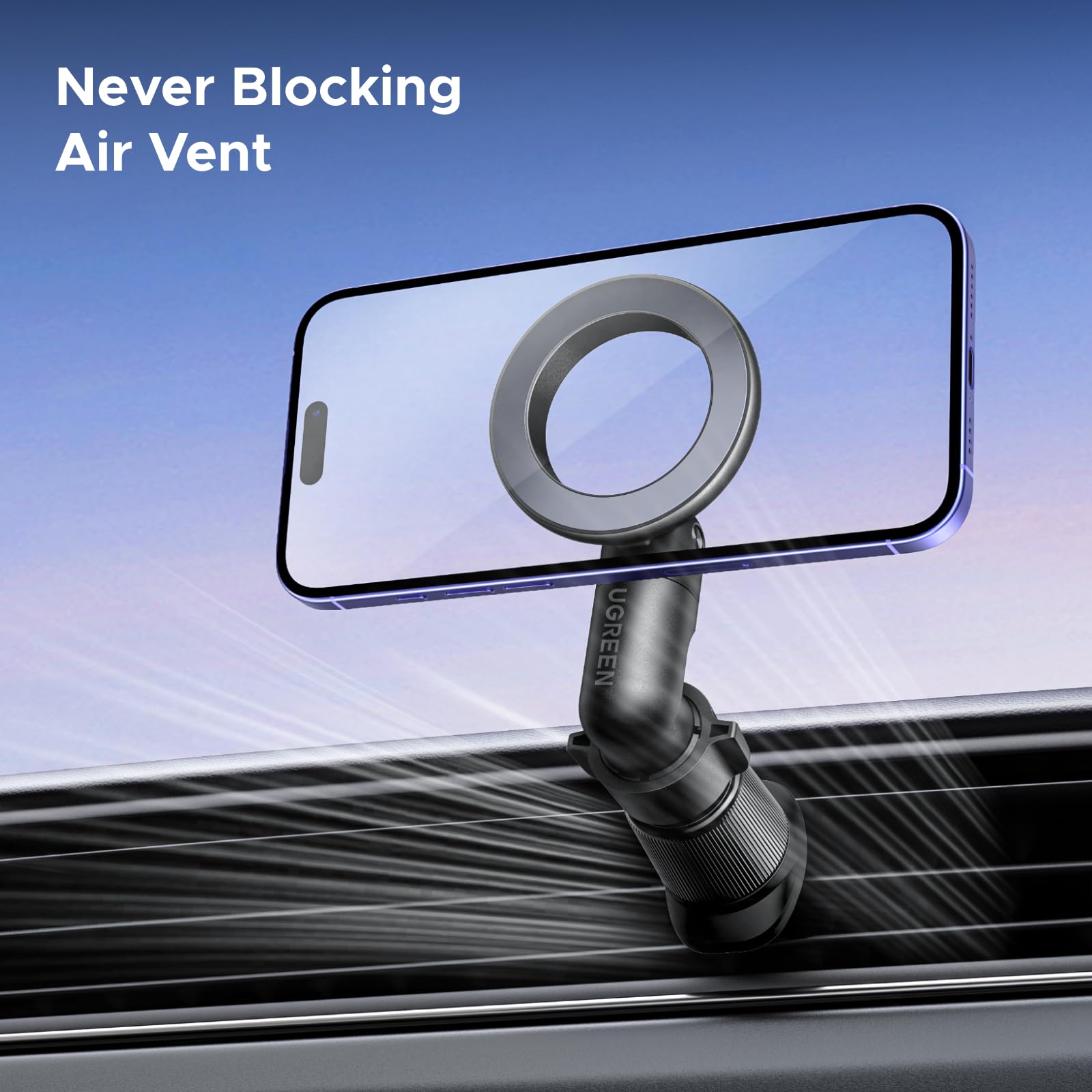 Foto 7 | Soporte De Teléfono Ugreen Magsafe Air Vent Para Iphone - Venta Internacional.