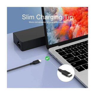 Foto 2 | Cargador Usb Tipo C Para Hp Dell Huawei 20v 3.25a Lab.g Negro