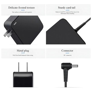 Foto 3 | Para Cargadores Para Laptops 4.0x1.7 20v-3.25a(65w) Lab.g Negro