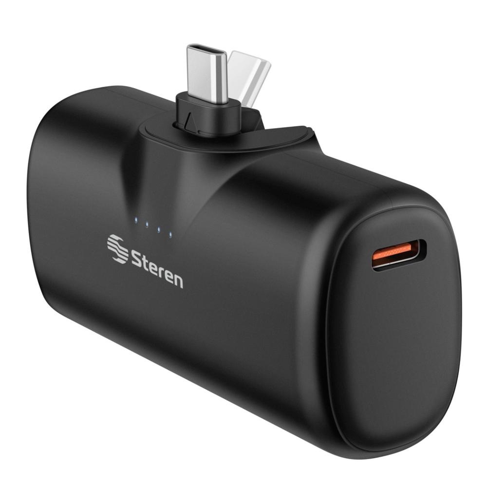 Foto 5 pulgar | Mini Power Bank De 4 000 Mah Pd 20 W Con 1 Salida Usb C Y Plug Usb C Abatible