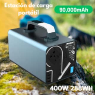 Foto 3 | Estación De Energia Portátil Powerbank 90 000mah 400w 288wh Gris Oscuro