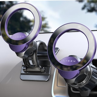 Foto 1 | Soporte Magnético Para Coche Lisen Para Iphone 12-16 Con Magsafe Purple - Venta Internacional.