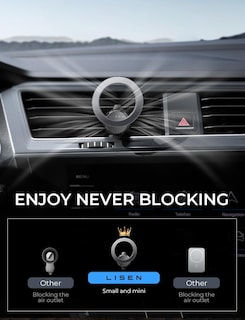 Foto 7 | Soporte Magnético Para Coche Lisen Para Iphone 12-16 Con Magsafe Purple - Venta Internacional.