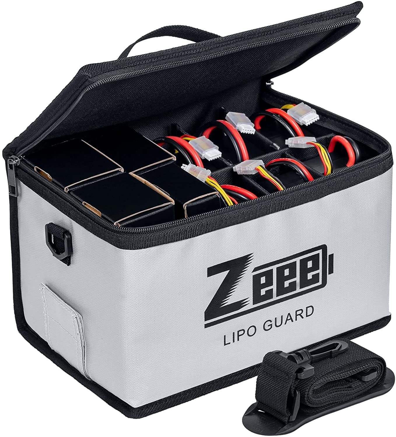 Foto 2 pulgar | Bolsa De Seguridad Ignífuga Zeee Lipo De Gran Capacidad De 10 Celdas - Venta Internacional.