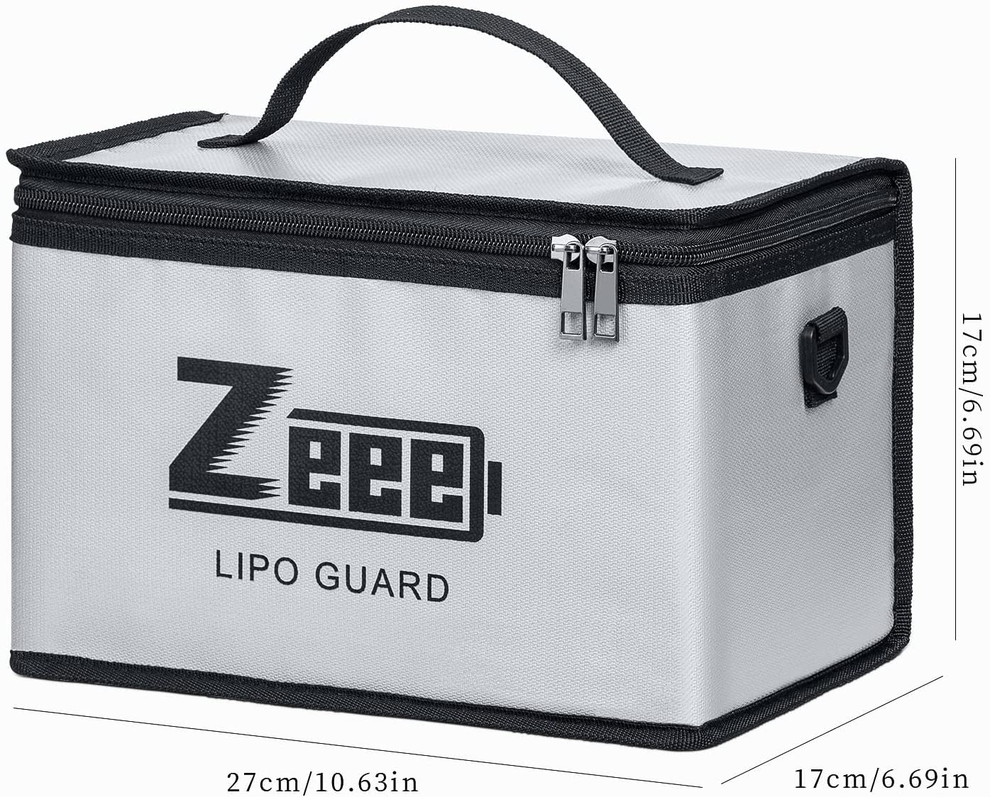 Foto 2 | Bolsa De Seguridad Ignífuga Zeee Lipo De Gran Capacidad De 10 Celdas - Venta Internacional.