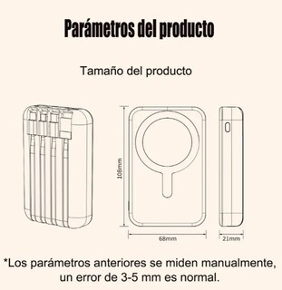 Foto 4 | Xtellar Power Bank Magnético 10000 Mah De Alta Capacidad Y Carga Rápida