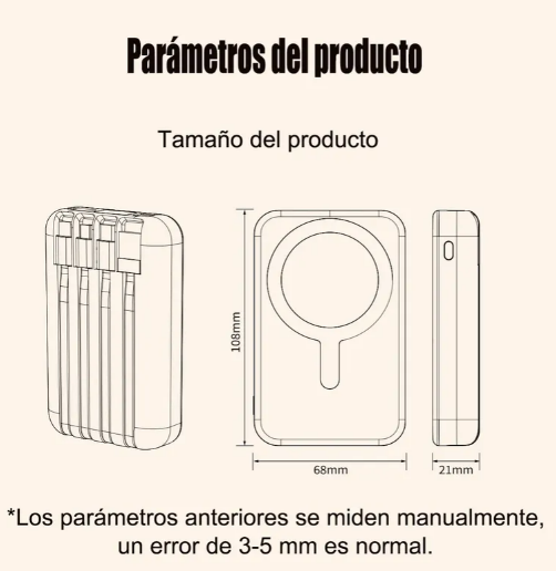Foto 5 pulgar | Xtellar Power Bank Magnético 10000 Mah De Alta Capacidad Y Carga Rápida