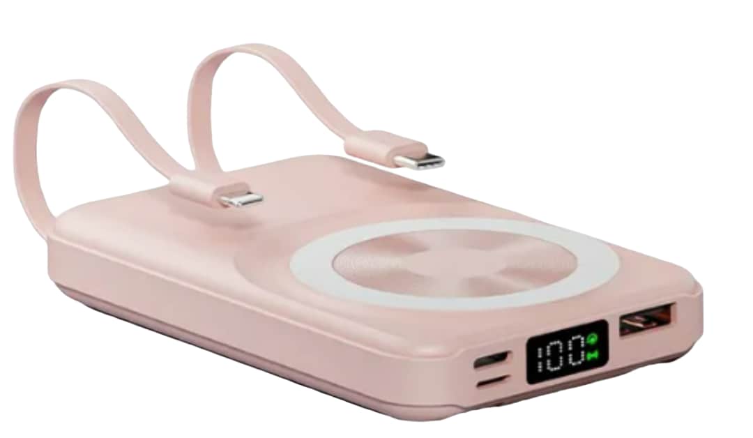 Xtellar Mobile Power Con Carga Inalámbrica Magnética Y Soporte Multifuncional De 10000 Mah $939