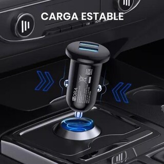Foto 2 | Cargador de Auto Dual 2.4a USB y Cable Micro USB - iSound