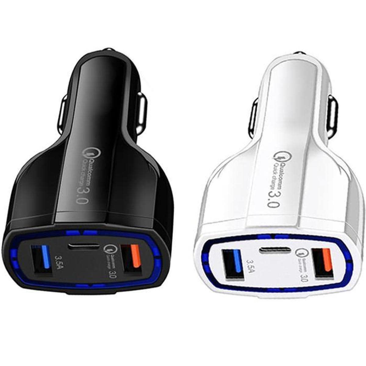 Cargador Para Carro Puertos Usb Hotshot Mxlip-002 2 Piezas Negro $381