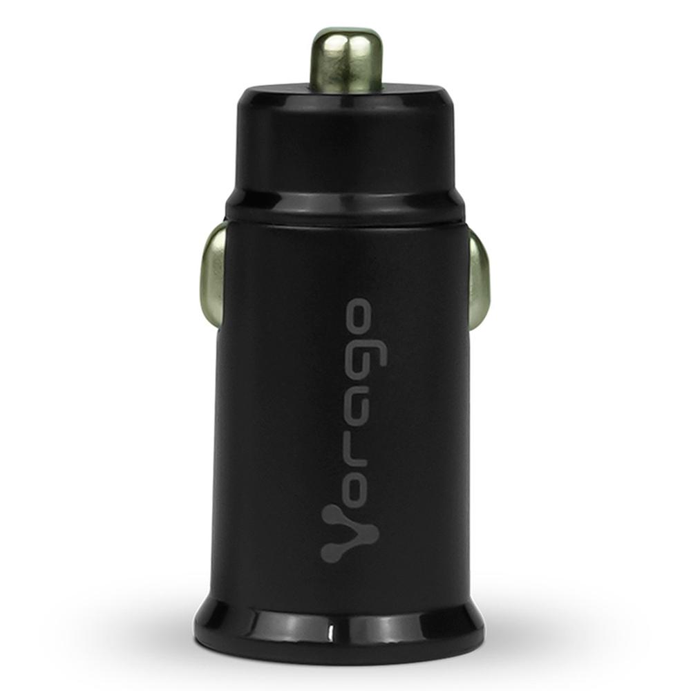 Foto 2 pulgar | Cargador para Auto Vorago Carga Rapida Usb Usb-c Au-305 color Negro