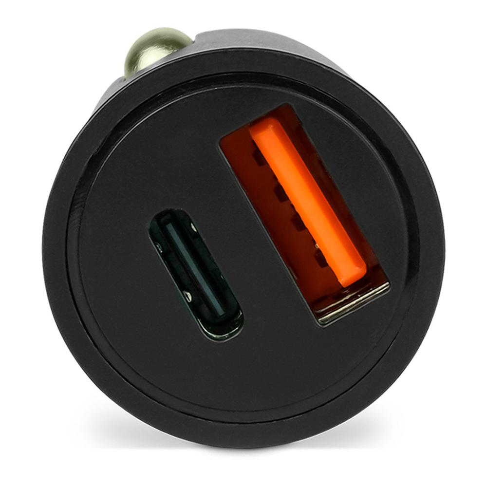 Foto 2 | Cargador para Auto Vorago Carga Rapida Usb Usb-c Au-305 color Negro