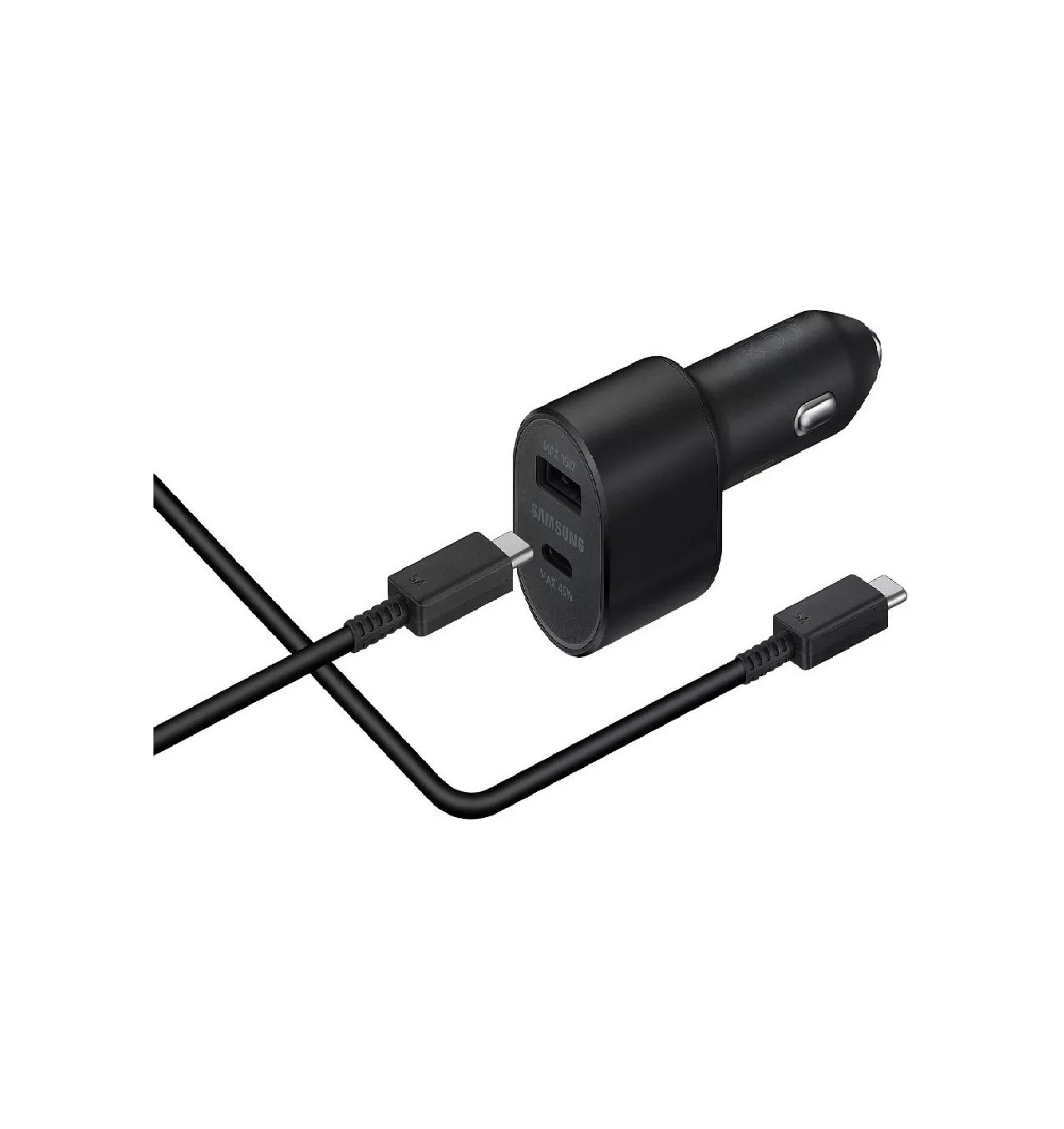 Foto 5 pulgar | Cargador para Auto Samsung 2 Entradas Usb-C Carga Rápida Negro