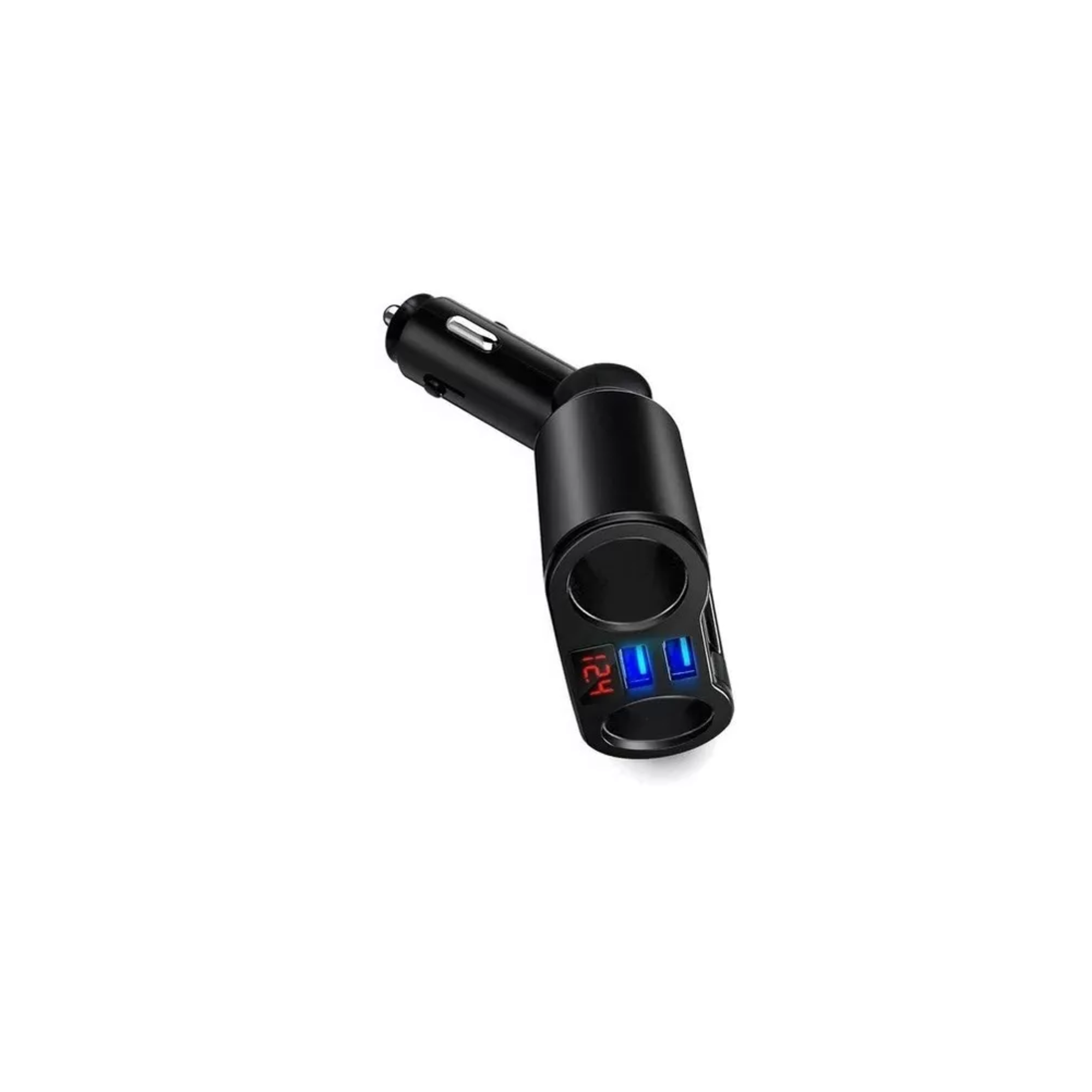 Foto 4 pulgar | Cargador Doble Usb De 2 Vías Para Encendedor De Coche Negro