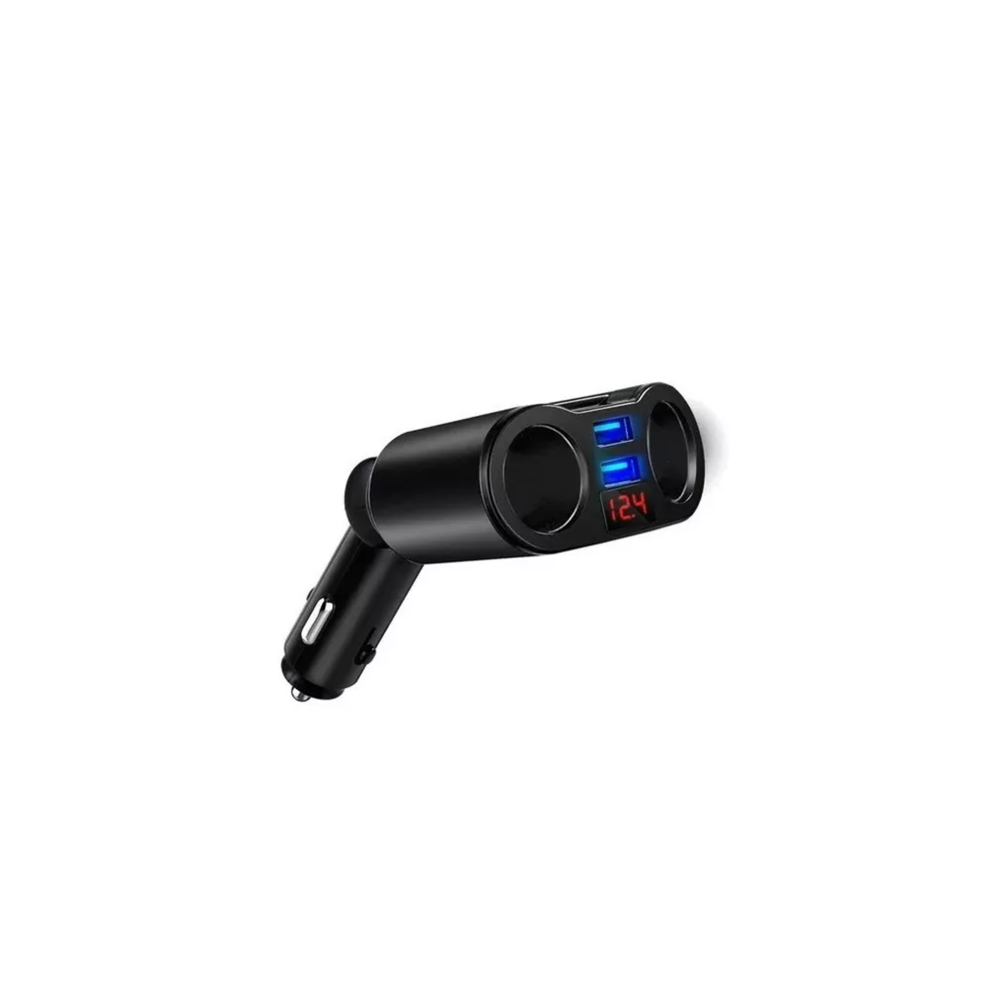 Foto 5 pulgar | Cargador Doble Usb De 2 Vías Para Encendedor De Coche Negro