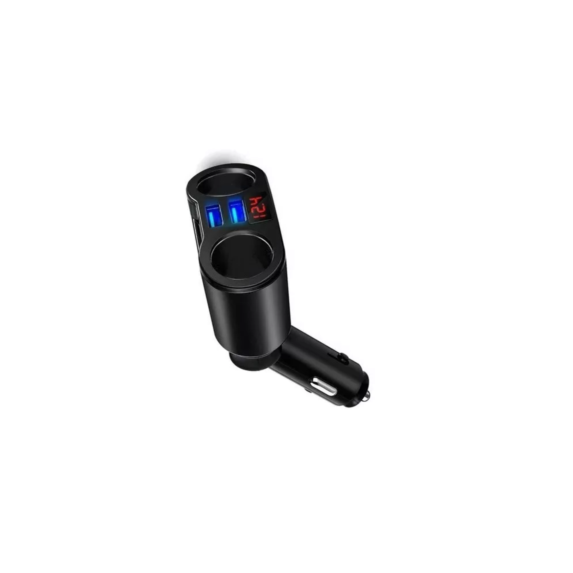 Foto 6 pulgar | Cargador Doble Usb De 2 Vías Para Encendedor De Coche Negro