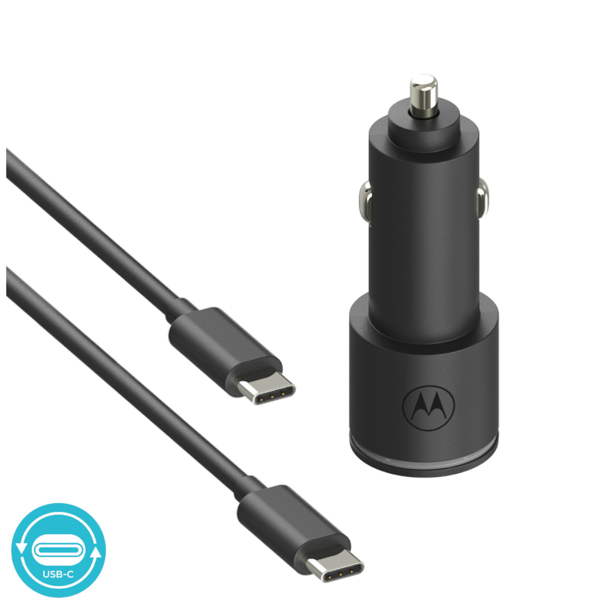 Foto 4 pulgar | Cargador para Auto Motorola Negro de 45 W