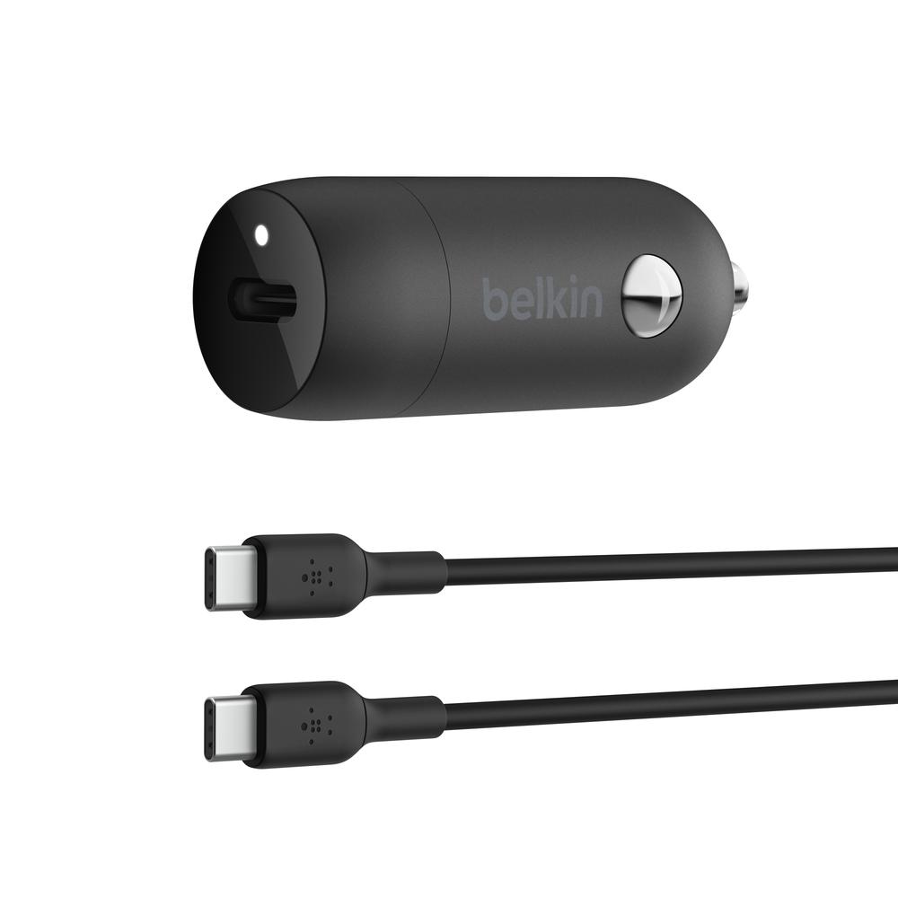 Foto 3 pulgar | Cargador de Coche Belkin 30w USB-C más Cable USB-C a USB-C