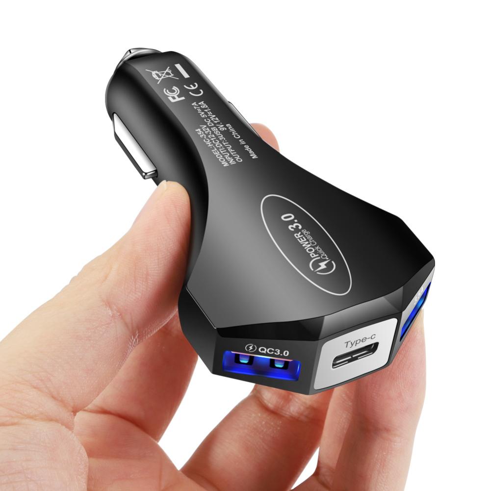 Cargador De Auto Carga Rapida Para Iphone Samsung Usb Tipo C $199