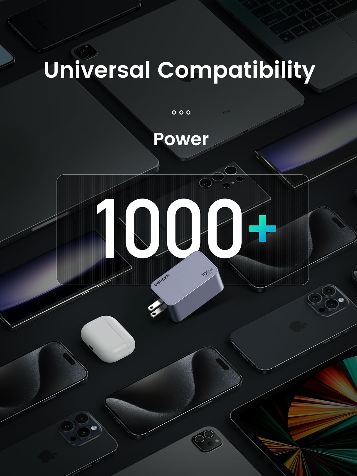 Foto 8 pulgar | Cargador Ugreen Nexode Pro 100w Usb C de 3 Puertos Gan para Macbook - Venta Internacional