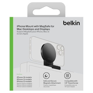 Foto 5 | Soporte Belkin Negro para iPhone Magsafe