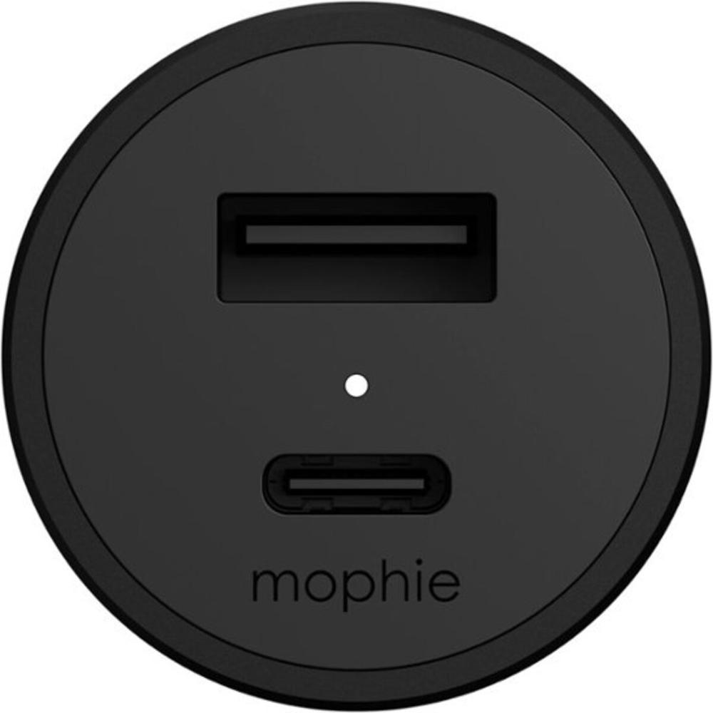 Foto 2 | Cargador de Auto Mophie de 42w con Entradas USB C y A Negro