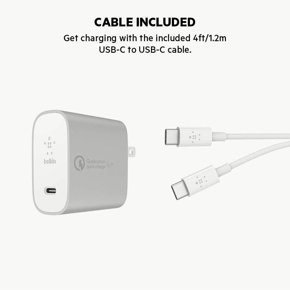 Foto 4 pulgar | Cargador Belkin Boost Charge 27 W Quick Charge 4+ Con Cable - Venta Internacional.