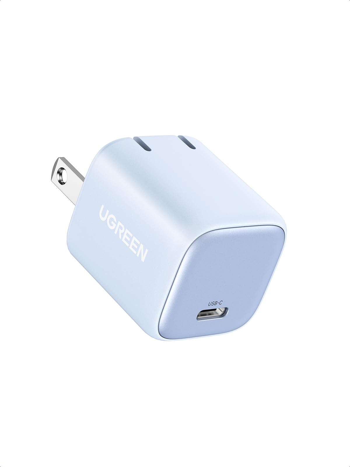 Cargador Ugreen 30w Usb C Nexode Plegable Gan Pps Azul - Venta Internacional.