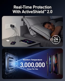 Foto 4 | Cargador Anker 737 Ganprime 120w Usb C Pps De 3 Puertos Para Dispositivos - Venta Internacional.