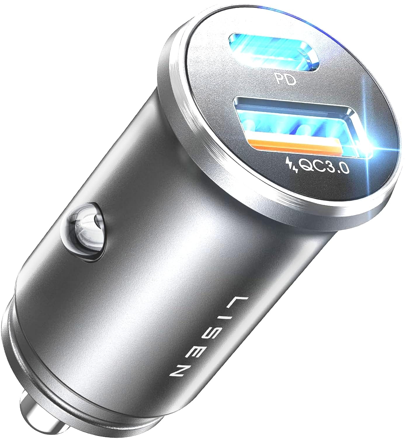 Cargador De Coche Lisen Usb C 54w Superrápido De Doble Puerto Pd 36w/12v - Venta Internacional. $772