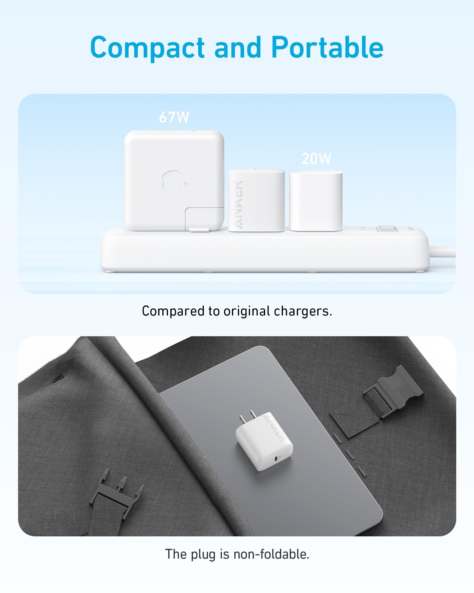 Foto 5 pulgar | Cargador Anker Usb C Fast Wall De 20 W Para Iphone/ipad 2022/2021 - Venta Internacional.