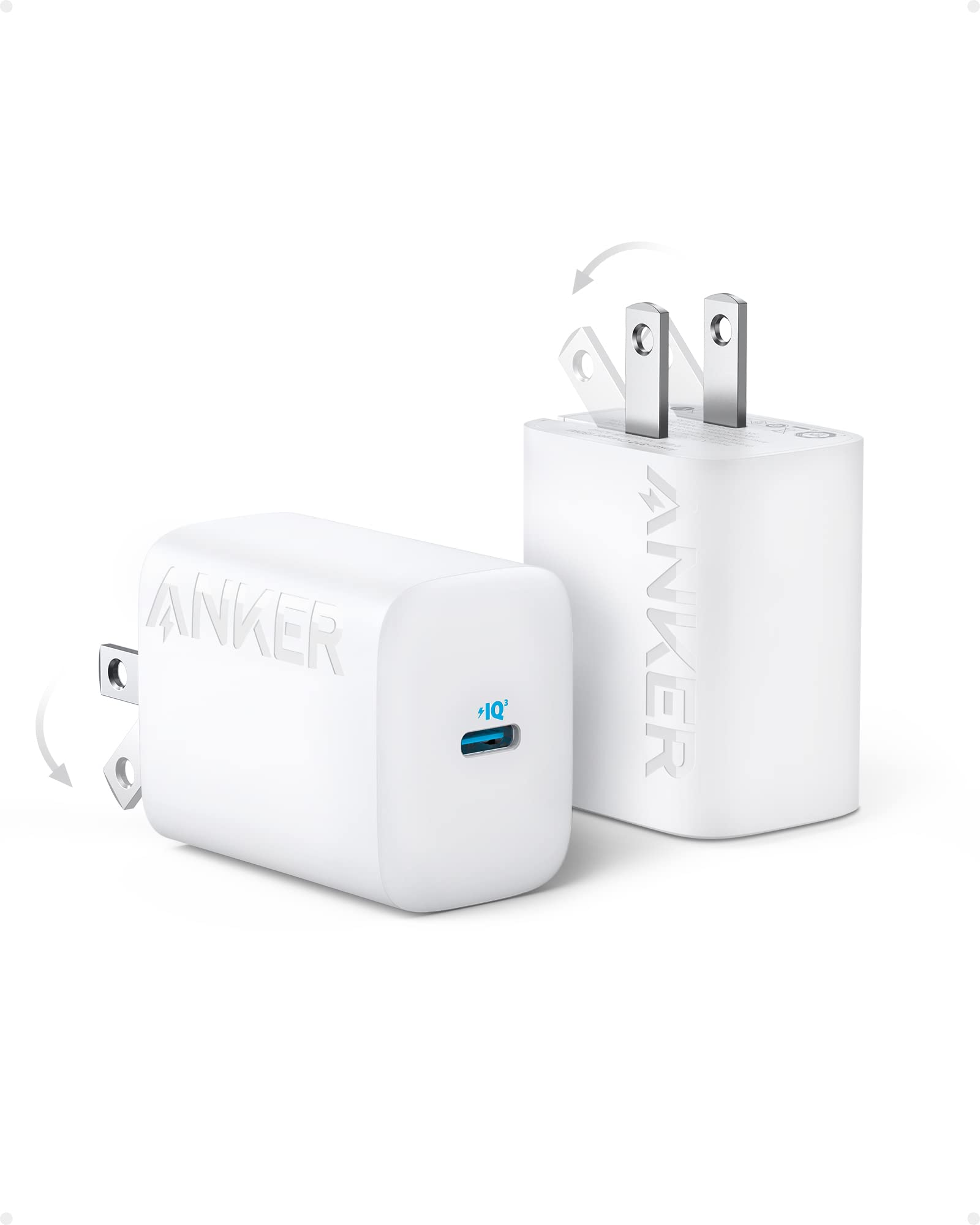 Foto 2 pulgar | Cargador Anker Usb-c De 30 W, Plegable Y Rápido Para Iphone, Paquete De 2 - Venta Internacional.