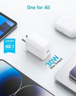 Foto 2 | Cargador Anker Usb-c De 30 W, Plegable Y Rápido Para Iphone, Paquete De 2 - Venta Internacional.