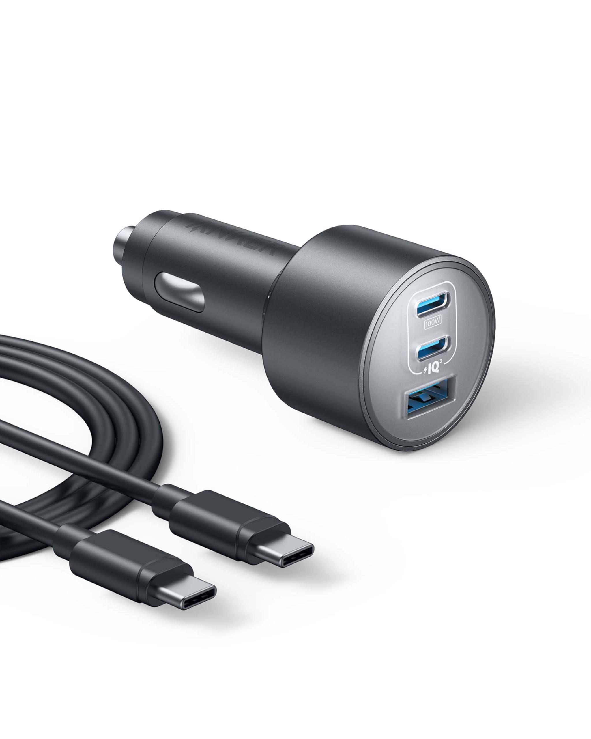 Foto 2 pulgar | Cargador De Coche Anker Iphone 16 Usb-c 167,5 W De 3 Puertos Para Iphone - Venta Internacional.