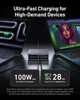 Foto 3 | Estación De Carga Anker Prime Charger 200w 6 Puertos Gan Usb-c Pd - Venta Internacional.