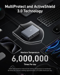 Foto 5 | Estación De Carga Anker Prime Charger 200w 6 Puertos Gan Usb-c Pd - Venta Internacional.