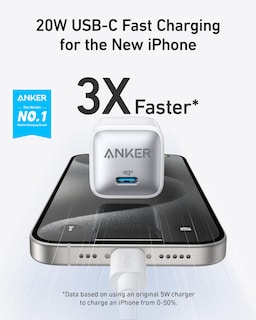 Foto 2 | Cargador Anker Nano De 20 W, Paquete De 2 Con Poweriq Para Iphone Y Más - Venta Internacional.