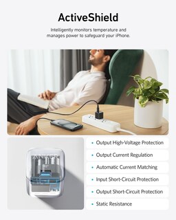 Foto 3 | Cargador Anker Nano De 20 W, Paquete De 2 Con Poweriq Para Iphone Y Más - Venta Internacional.
