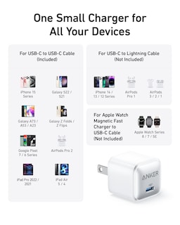 Foto 5 | Cargador Anker Nano De 20 W, Paquete De 2 Con Poweriq Para Iphone Y Más - Venta Internacional.