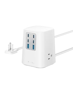 Foto 1 | Estación De Carga Anker 9 En 1 Usb C Power Strip De 100 W, Color Blanco - Venta Internacional.