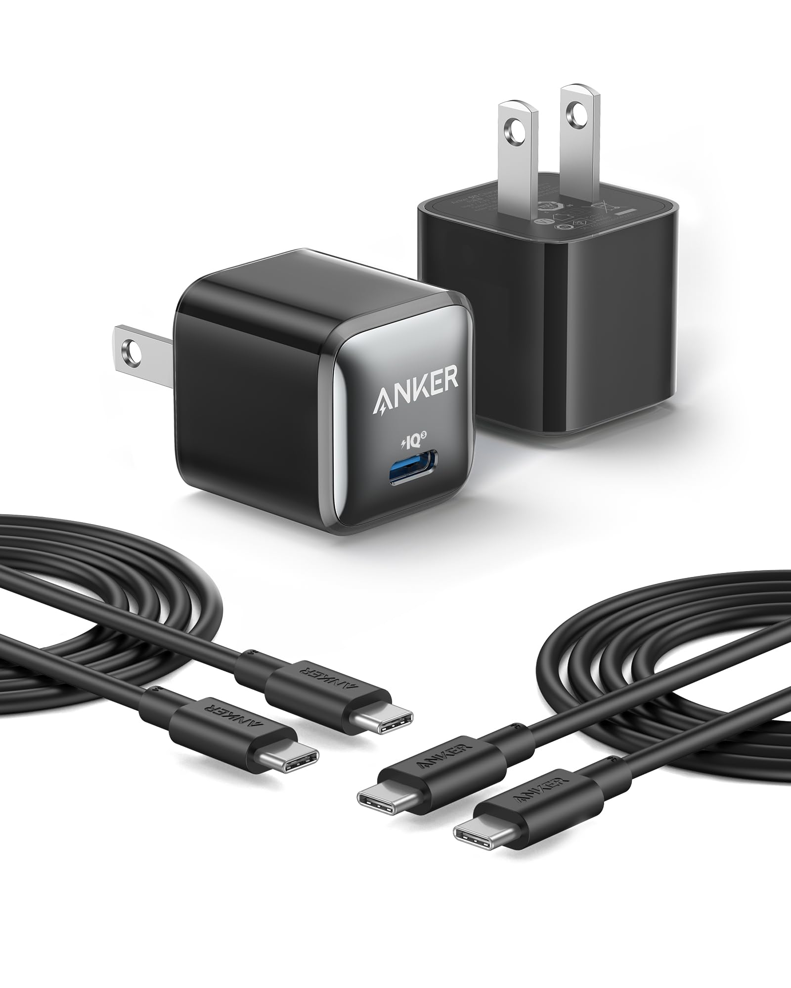 Cargador Anker Nano De 20 W, Paquete De 2 Con Poweriq Para Iphone, Galaxy - Venta Internacional.