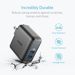 Foto 5 | Cargador Usb Cargador De Pared Anker Elite De Doble Puerto De 24 W - Venta Internacional.