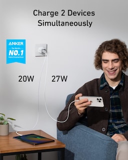 Foto 2 | Cargador Anker Nano De 47 W Usb C Con 2 Puertos Para Iphone Galaxy Pixel - Venta Internacional.