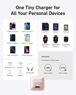 Foto 6 | Bloque De Cargador Usb C Anker 511 Nano Pro De 20 W Para Iphone Galaxy - Venta Internacional.