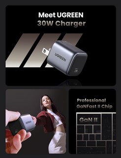 Foto 2 | Estación de Carga Ugreen con Cable Usb-Venta Internacional