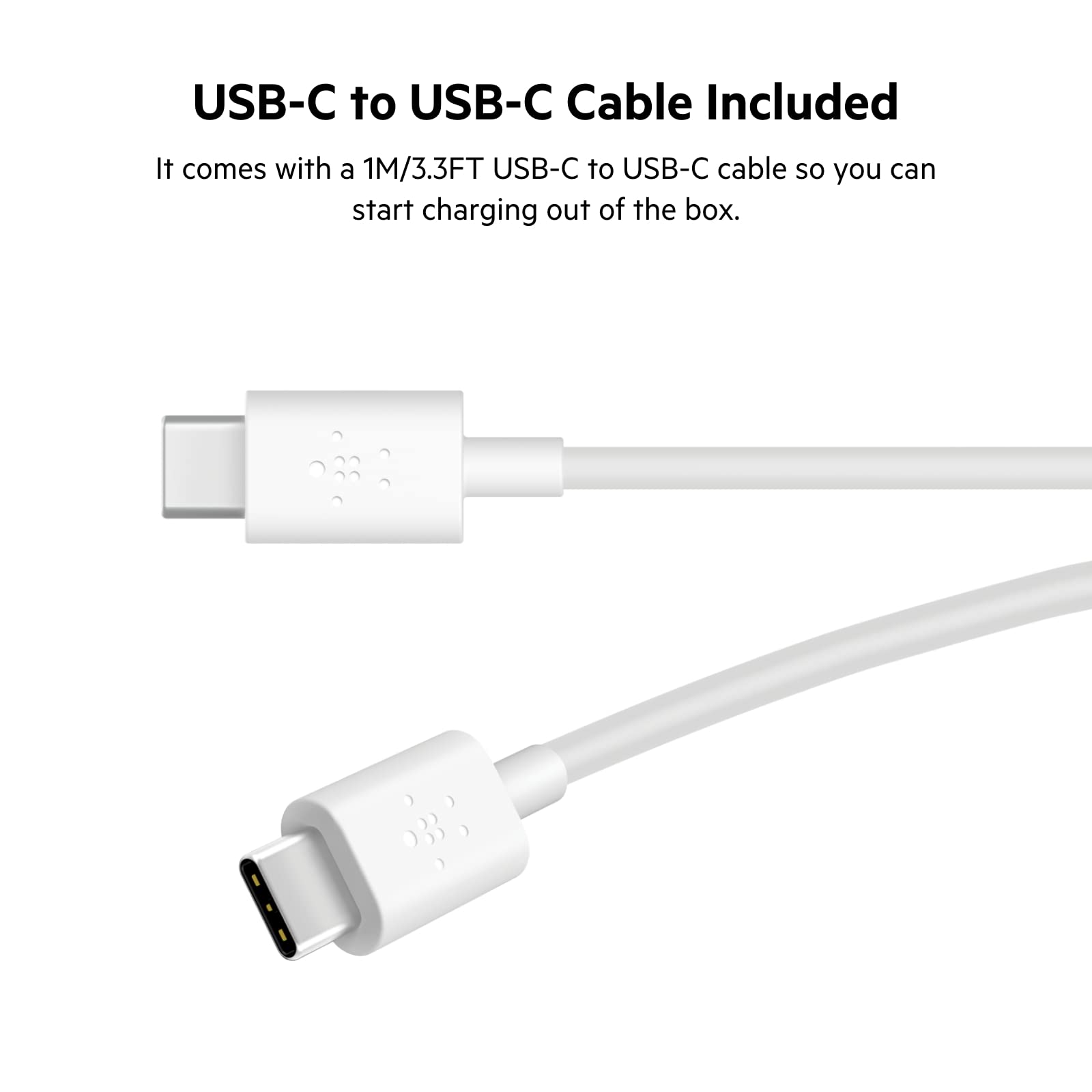 Foto 4 | Cargador De Pared Belkin De 37 W Con Suministro De Energía Usb-c De 25 W + 12 W - Venta Internacional.